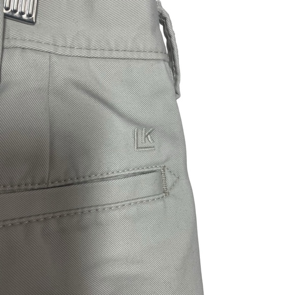 Haggar Men’s Life Khaki Comfort Straight Leg Pants in Light Tan Size 34 - Picture 6 of 14